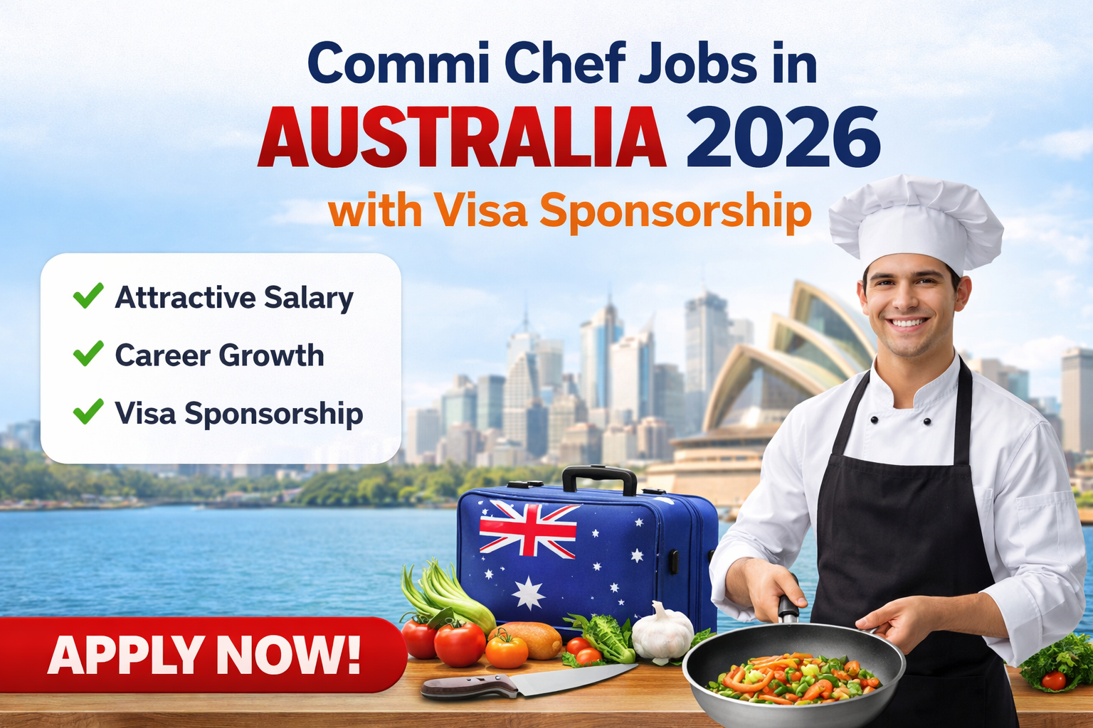 Commi Chef Jobs in Australia 2026 with Visa Sponsorship