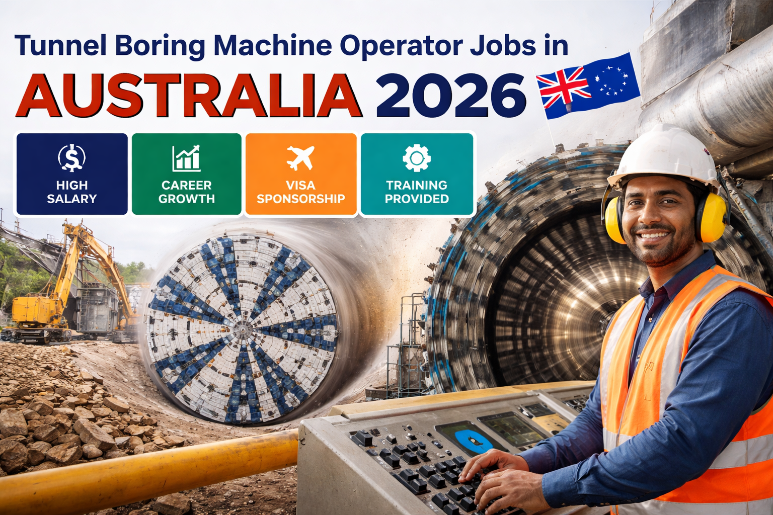Tunnel Boring Machine Operator Jobs in Australia 2026